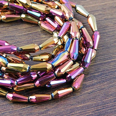 koraliki-krople-szklo-9mm-multikolor-metaliczne-galwanizowane-diy