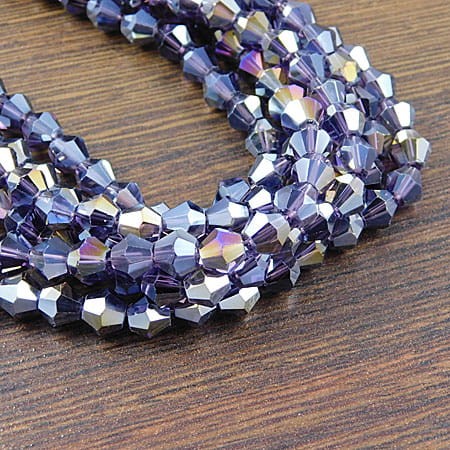 krysztalki-szklane-bicone-6mm-ciemny-fiolet-ab-fasetowane