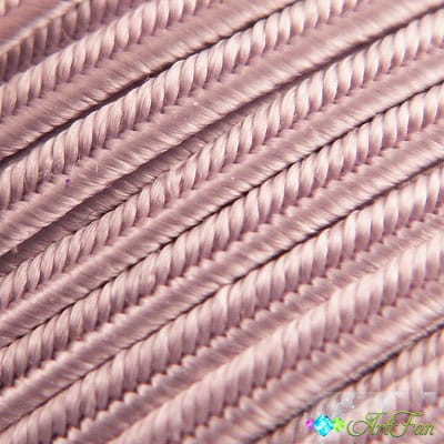 [A1601] Sznurek Sutasz z wiskozy 3mm fiołkowy (1m)
