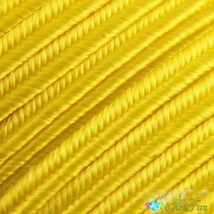 [A4201] Sznurek Sutasz z wiskozy 3mm cytrynowy (1m)