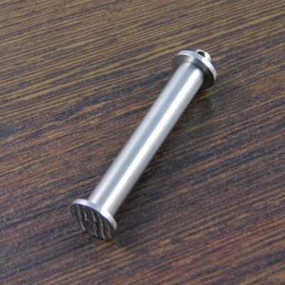 Baza do beadingu rurka ze stali nierdzewnej 45x10mm ciemna srebrna (1szt)