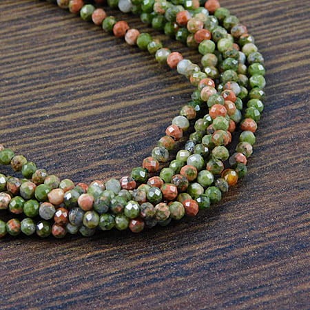 koraliki-kulka-fasetowana-unakit-naturalny-zielono-rozowy-2.5mm