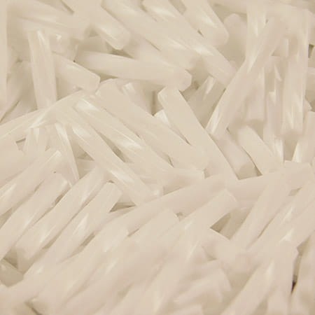 Miyuki Bugle Twist 12x2mm White Opaque (10gram)