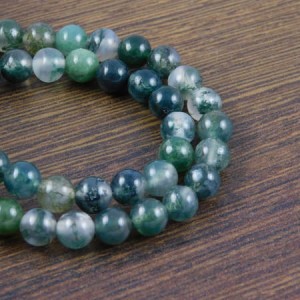 Agat mszysty kulki 6mm (6szt.)