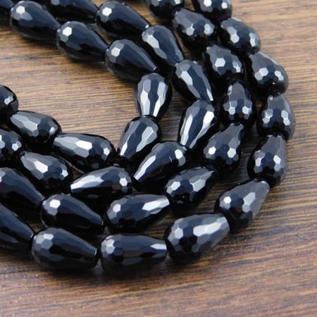 onyx-czarny-lezka-fasetowana-14x10mm-kolczyki-naszyjniki-handmade-koraliki-do-bransoletek