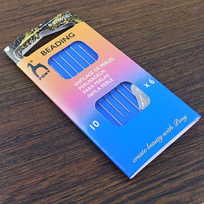 Igły Pony 10 do koralików (1karnet-6szt.)