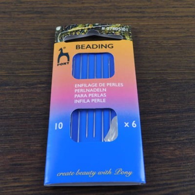 Igły Pony 10 do koralików (1karnet-6szt.)