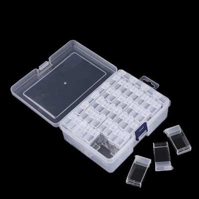 Organizer z plastiku na koraliki 16x12x6cm (1-zestaw)
