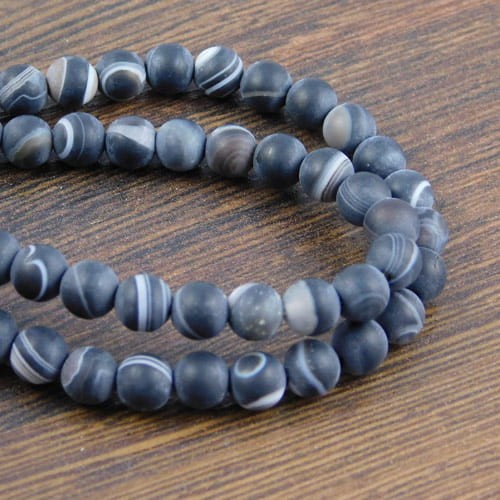 agat-pasiasty-czarny-matowy-kulka-kamien-naturalny-do-bransoletek-bizuteria-handmade