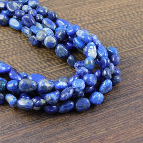 Lapis Lazuli bryłki nieregularne 6-8x4.5-5mm (6szt)