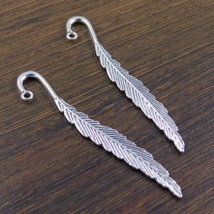 Baza zakładka z metalu 8cmx1cm antyczne srebro (1szt.)