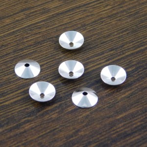 Nakładki 8mm srebro (1szt)