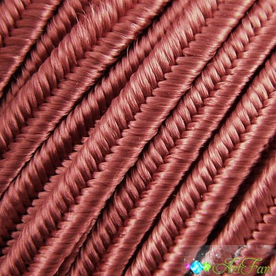 [A4403] Sznurek Sutasz z wiskozy 3mm malinowy (1m)