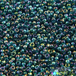 TOHO Round 15/0 Trans-Rainbow Teal (5g)