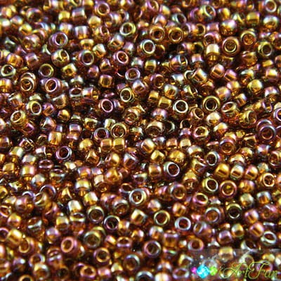 TOHO Round 15/0 Trans-Rainbow Smoky Topaz (1op)