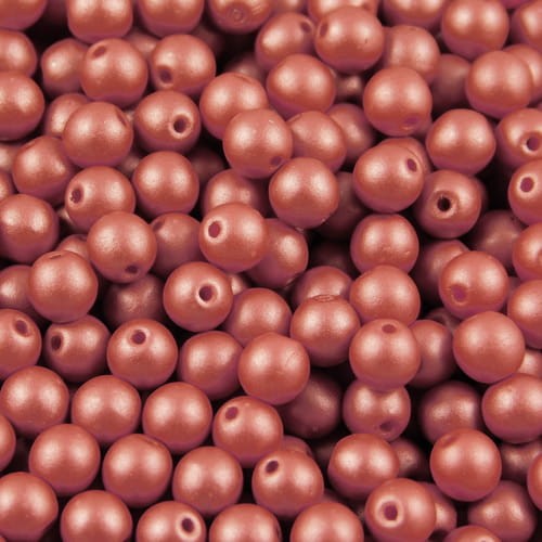 Kulki ze szkła 3mm Powdery - Clay (40szt)