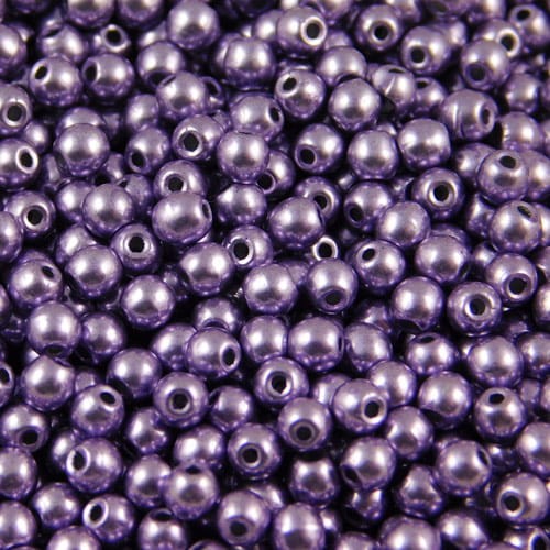 Kulki ze szkła 3mm Saturated Metallic Crocus Petal (40szt)