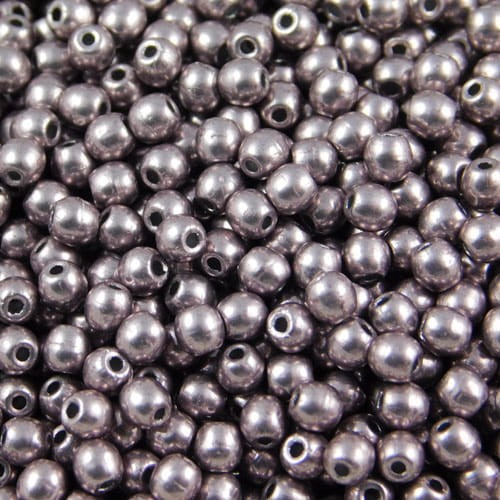 Kulki ze szkła 3mm Saturated Metallic Almost Mauve (40szt)