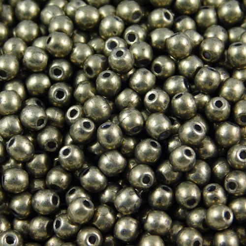 Kulki ze szkła 3mm Saturated Metallic Emperador (40szt)