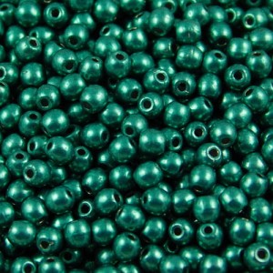 Czeskie koraliki szklane kulki 3mm Saturated Metallic Arcadia (40szt.)