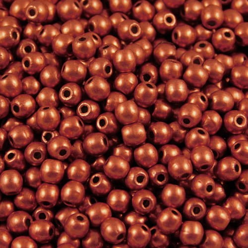 Kulki ze szkła 3mm Saturated Metallic Cherry Tomato (40szt)