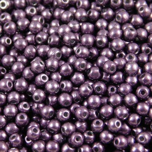 Kulki ze szkła 3mm Saturated Metallic Tawny Port (40szt)