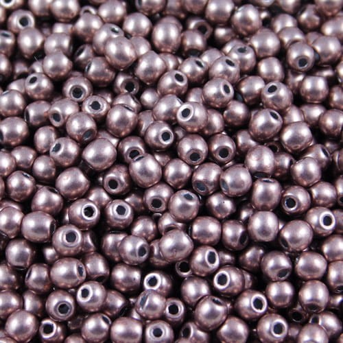 Kulki ze szkła 3mm Saturated Metallic Butterum (40szt)