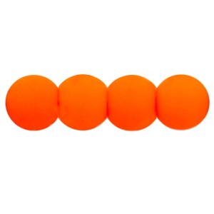Kulki ze szkła 3mm Neon Orange (40szt)