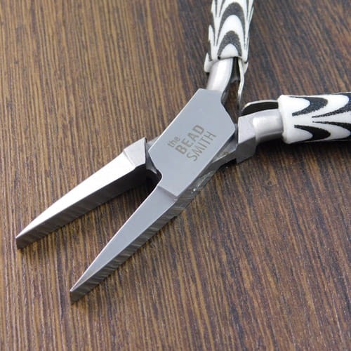 szczypce-plaskie-beadsmith-zebra-line-130mm-bizuteria-handmade