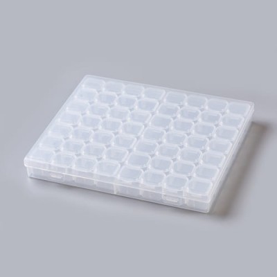 Organizer z plastiku na koraliki 21x17.5x2.5cm (1-zestaw)