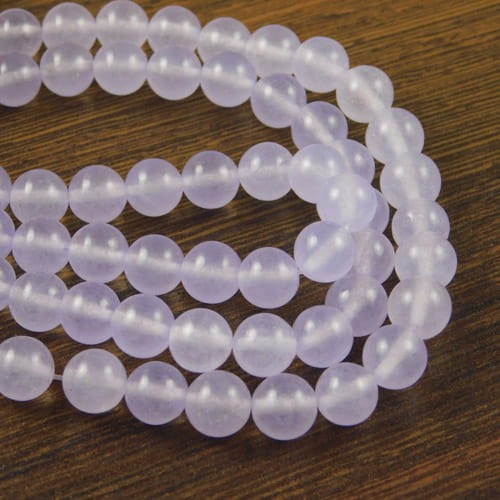 Jadeit liliowy kulki 8mm (4szt)