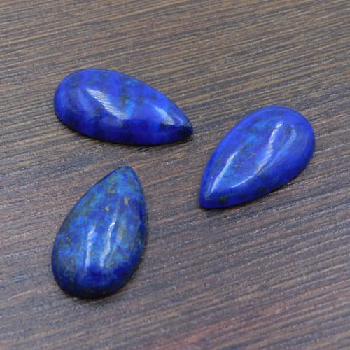 Kaboszon lapis lazuli łza 27-28x15x6mm (1szt.)
