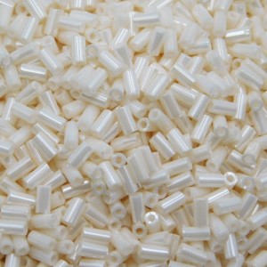 TOHO Bugle 3mm Opaque-Lustered Lt Beige (10g)