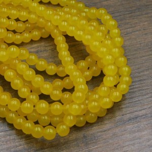 Kulki ze szkła 6mm żółte (130szt.)