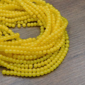 Kulki ze szkła 4mm żółte (200szt.)