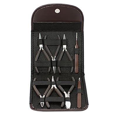 zestaw-szczypiec-jubilerskich-beadsmith-chocolate-8szt-etui-narzedzia-do-bizuterii