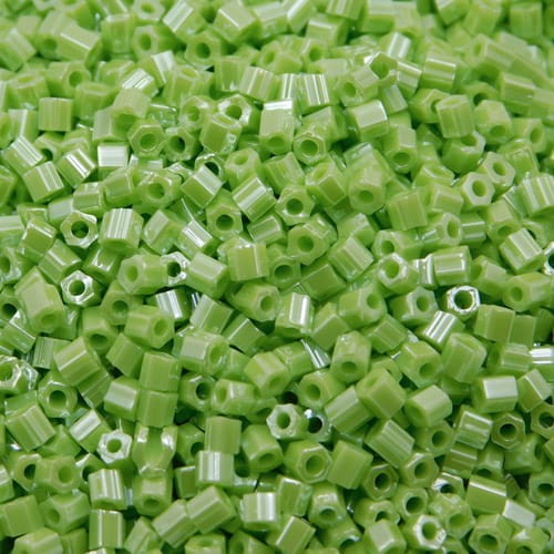 TOHO Hex 11/0 Opaque-Lustered Sour Apple (10g)