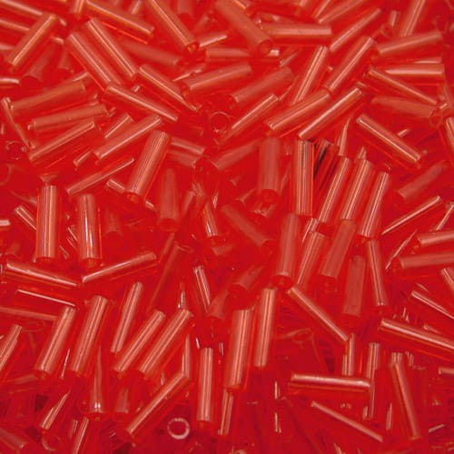 TOHO Bugle 6mm Transparent Siam Ruby (10g)