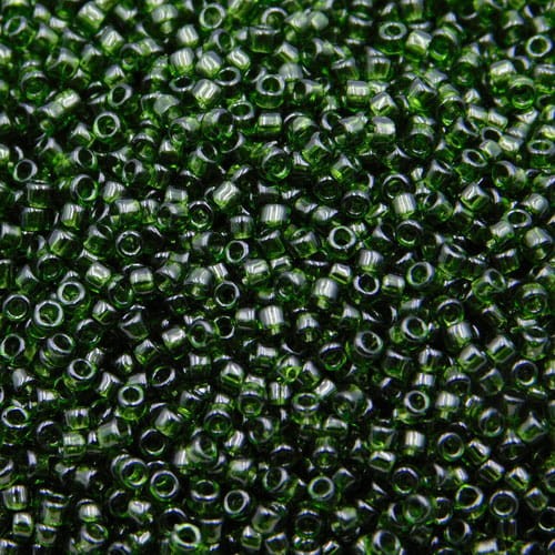 TOHO Round 15/0 Transparent Olivine (5g)