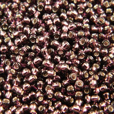 TOHO Round 11/0 Silver-Lined Amethyst (10g)