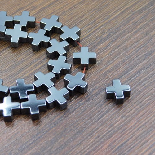 hematyt-grafitowy-krzyzyk-10mm-koraliki-do-bransoletek-bizuteria-symboliczna