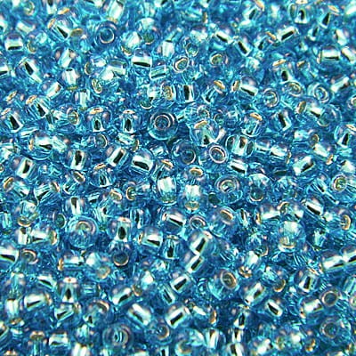 TOHO Round 11/0 Silver-Lined Dark Aqua (10gram)