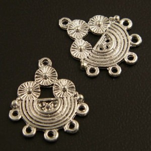 Ozdobna zawieszka metalowa 21mmx18mm (2szt)