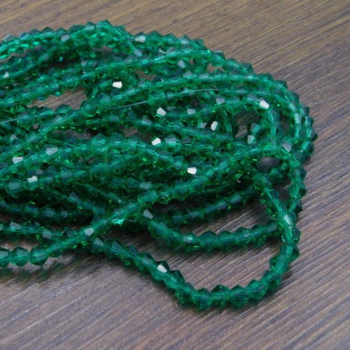 szklane-koraliki-bicone-4mm-ciemna-zielien-80szt-fasetowane-bransoletki