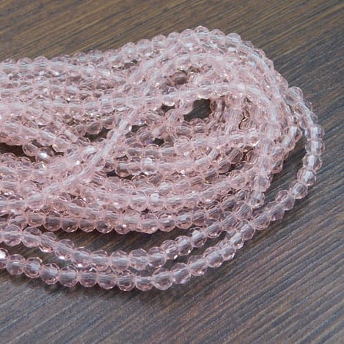koraliki-szklane-fasetowane-4mm-jasny-roz-kryształowe-diy