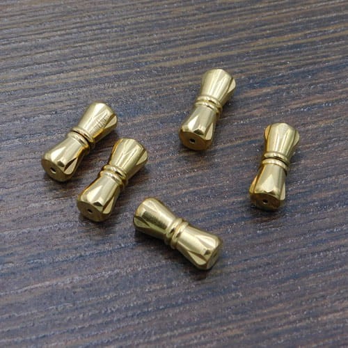 Zapięcie skręcane ze stali nierdzewnej pozłcanej IP 12x5mm (1szt.)