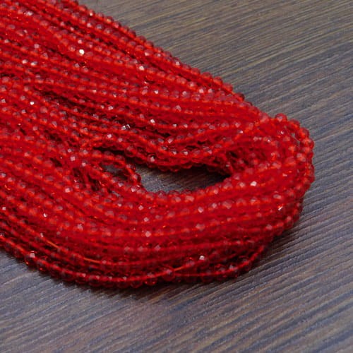 kulki-szklane-fasetowane-3mm-czerwone-bizuteria-diy
