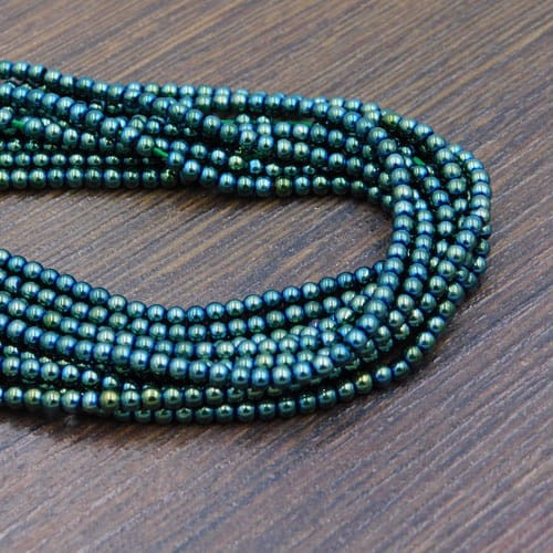 Kulki ze szkła 2.5mm zielone (170szt.)