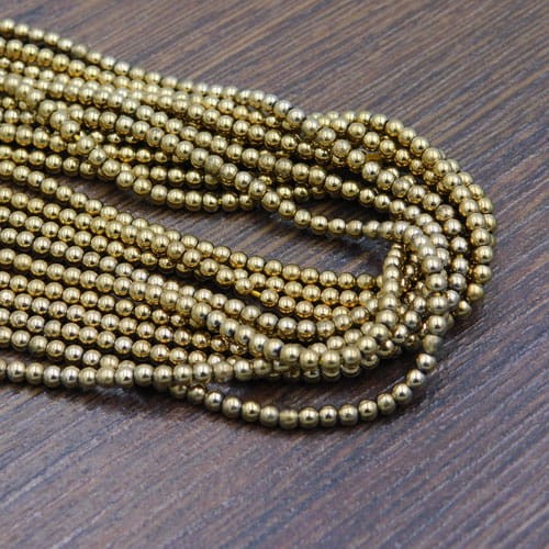 koraliki-szklane-kulki-2mm-zlote-metaliczne-galwanizowane