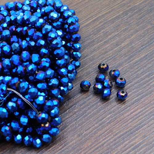 szklane-oponki-fasetowane-4x3mm-niebieskie-metaliczne-galwanizowane